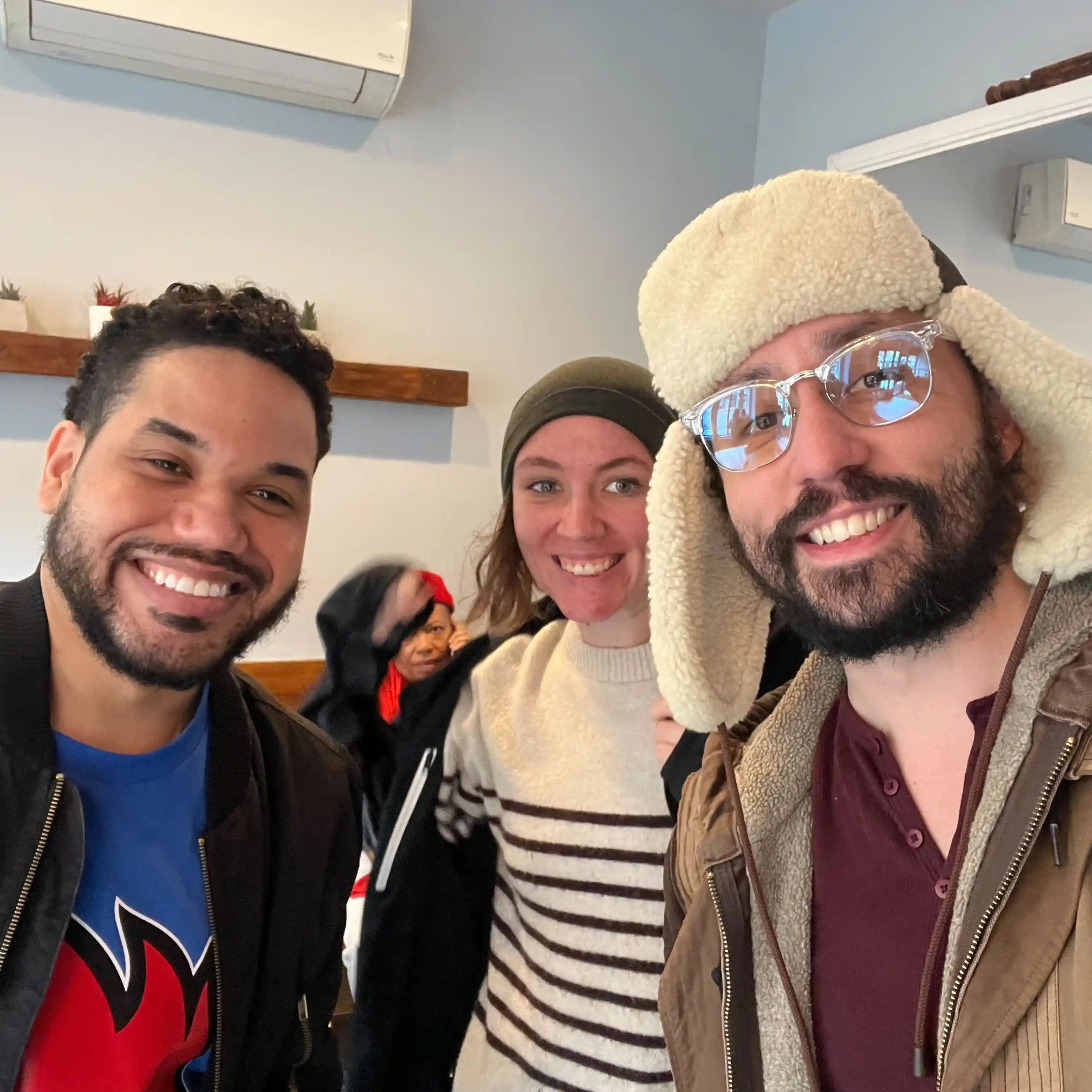 Yuma team members together in Boston