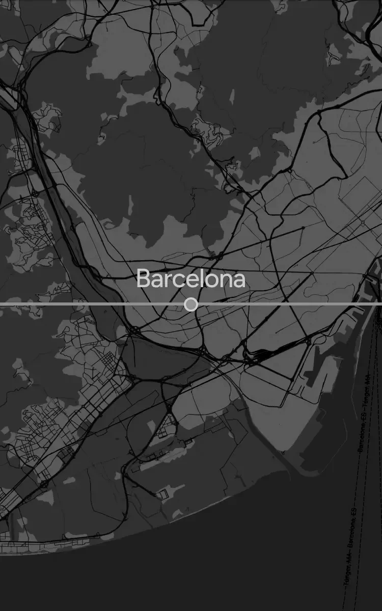 Barcelona office map