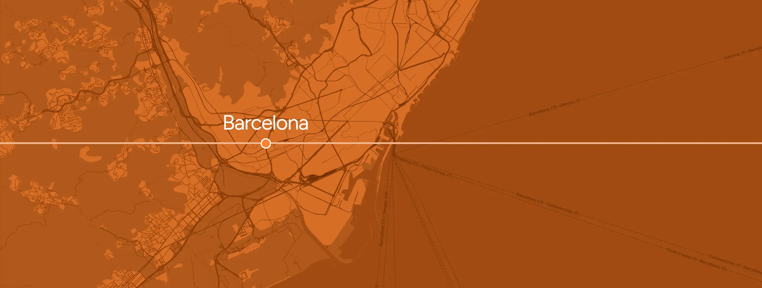 Barcelona office map