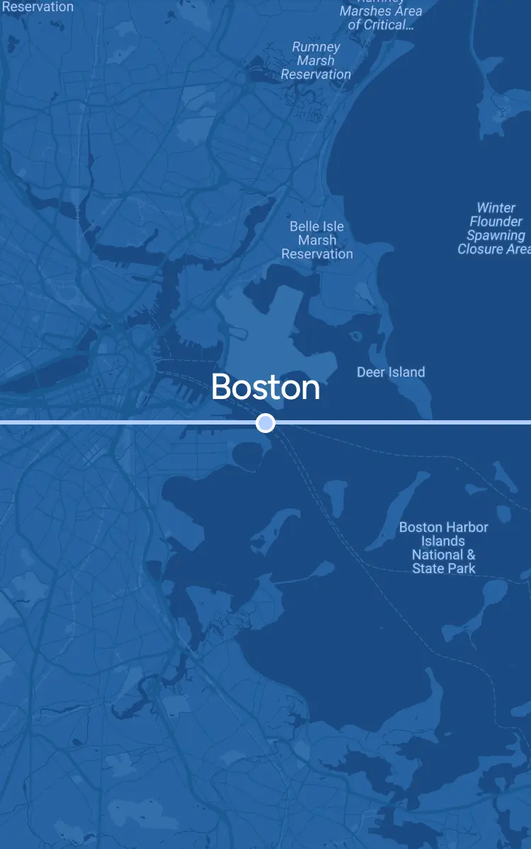 Boston office map