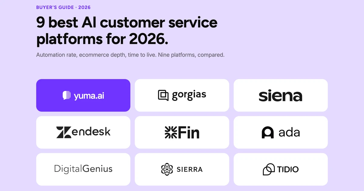 9 Best AI Customer Service Platforms for 2026