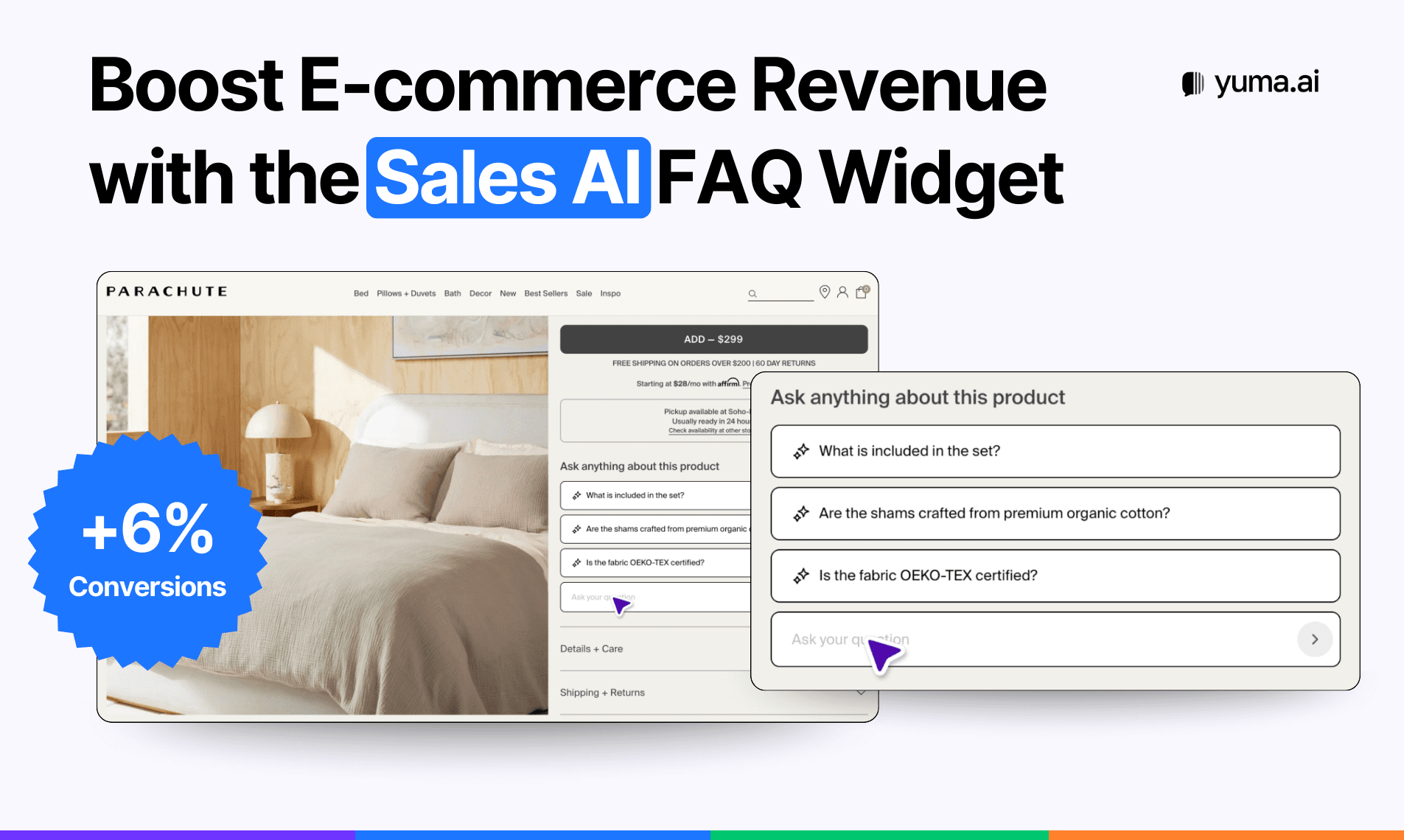 Yuma AI expands beyond CX with Sales AI, a new FAQ widget driving revenue growth for E-commerce brands