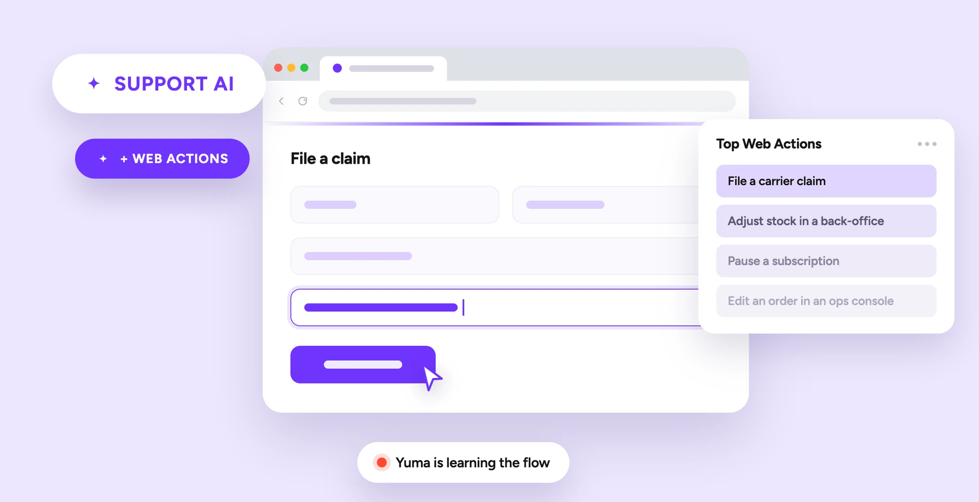 Yuma AI Launches Web Actions: Support AI That Works in a Real Browser, No API Required