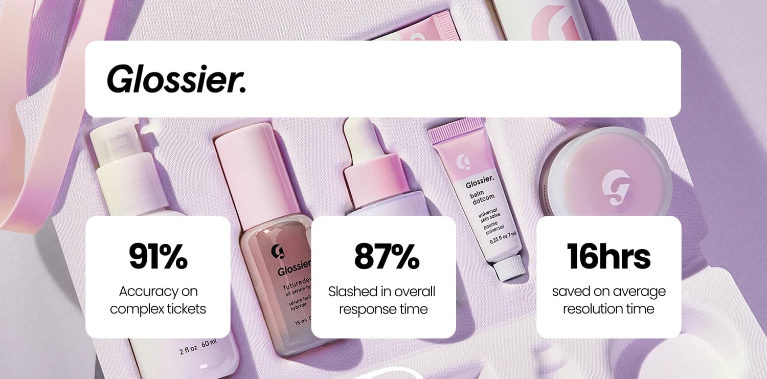 Glossier élève son expérience client avec Yuma AI