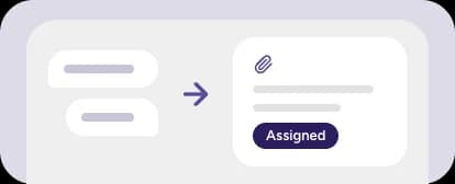 Chat escalated into a helpdesk ticket with attachments