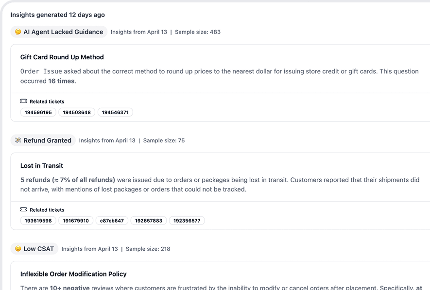 Insights Advisor