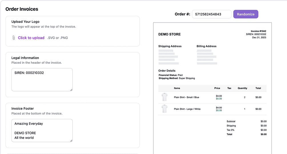 Invoice Maker
