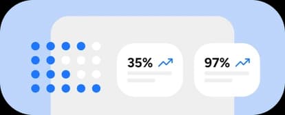35 % · 97 %