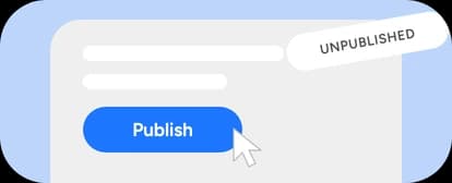 Unpublished change · Publish