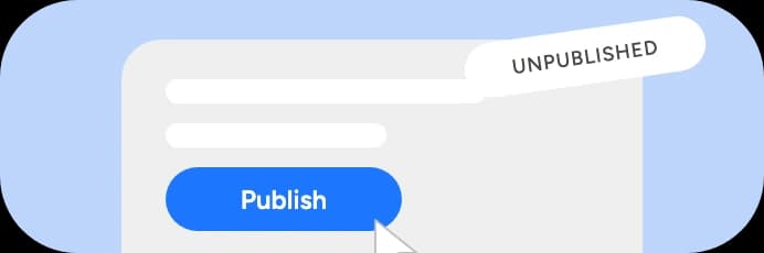 Cambio sin publicar · Publicar
