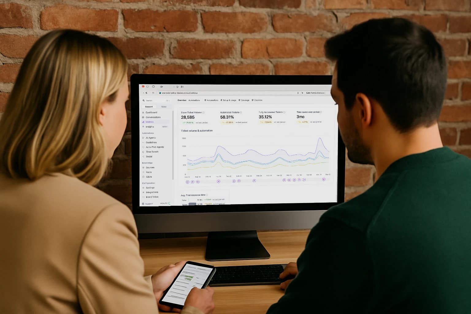 Track automation health with real-time status updates