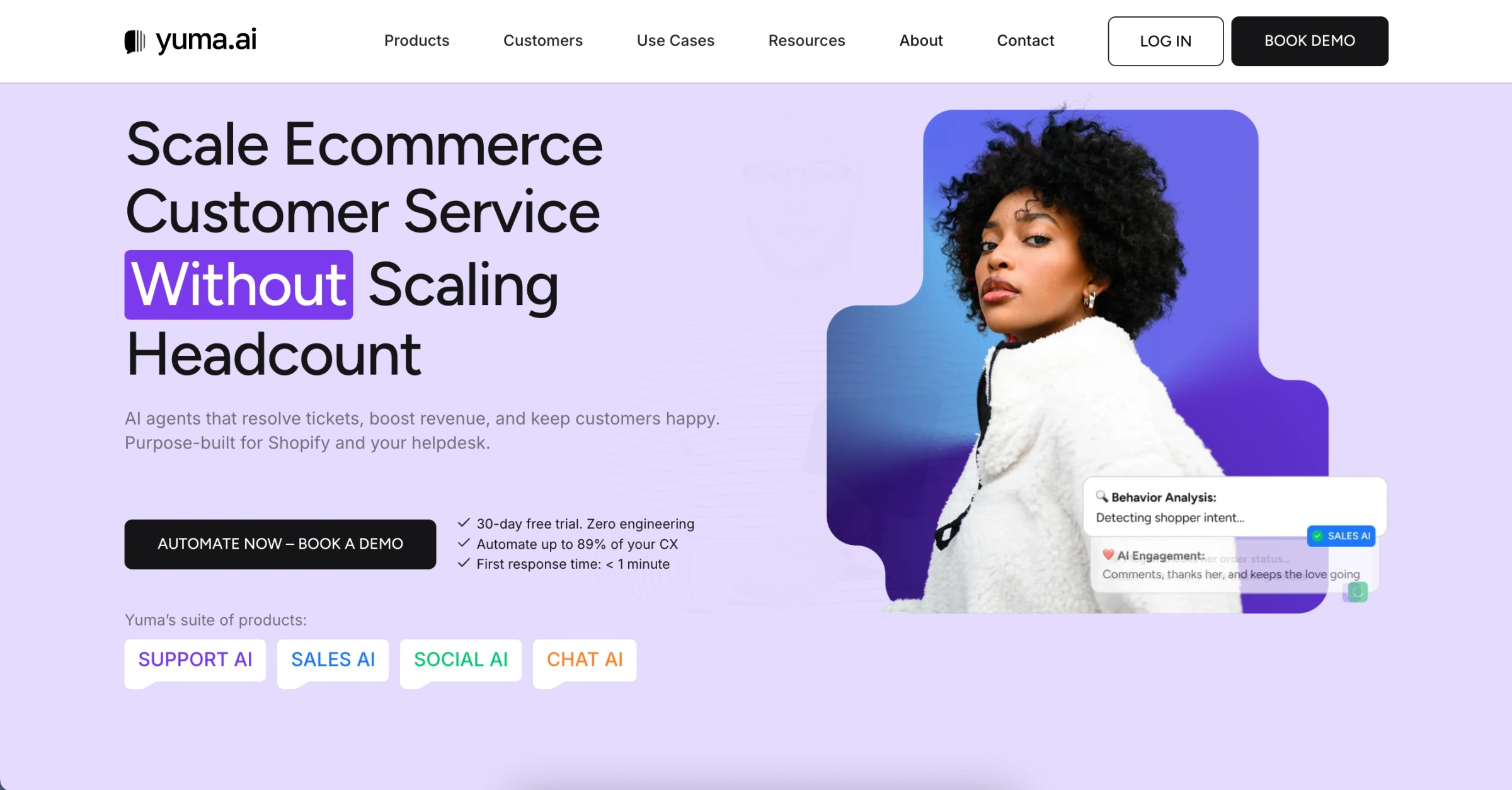 Yuma AI - best alternative to Siena AI for ecommerce customer support