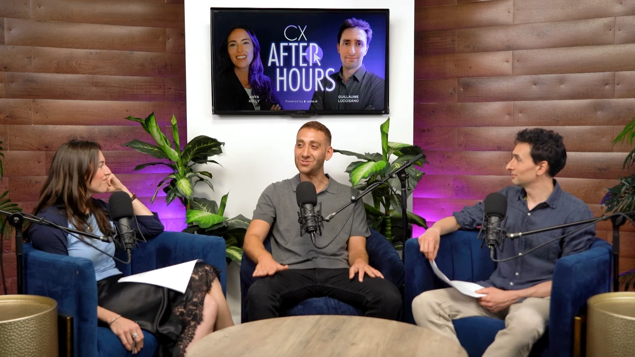 Leeor Cohen, Anya Kelly, and Guillaume Luccisano recording CX After Hours