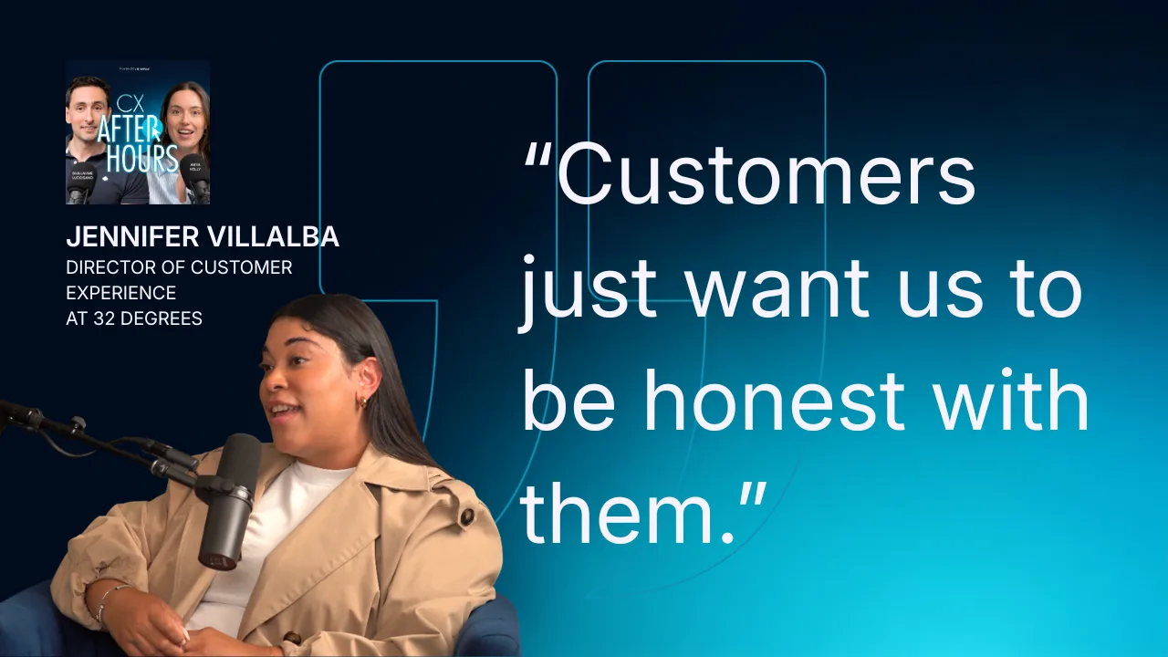 Jennifer Villalba quote: Customers just want us to be honest with them.