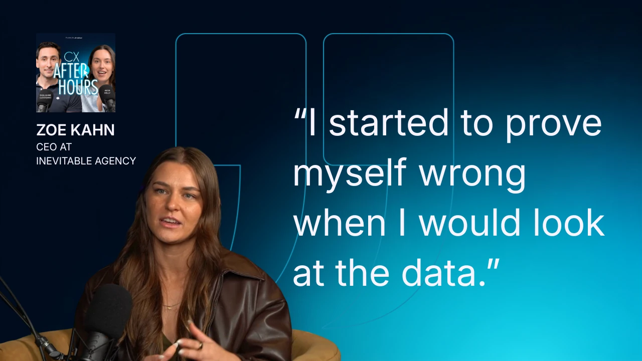 Zoe Kahn quote: I started to prove myself wrong when I would look at the data.